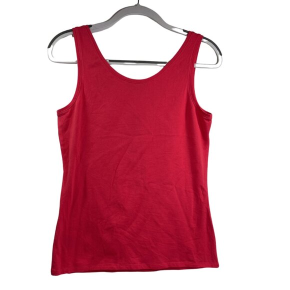 NIC + ZOE Women's Scoop Neck Tank Top Watermelon Cotton Spandex Medium NWT - Picture 3 of 6